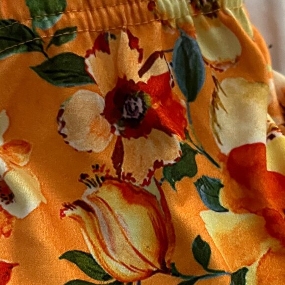 Floral Girls Bell Bottom Flare Pants - Picture 2 of 6